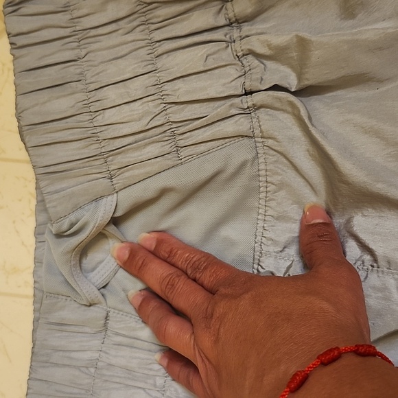 Free Movement By Freepeople Stylish Gray High-Waisted Shorts Size XL. - Picture 4 of 4